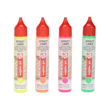 Talens art creation effektliner set 4x28ml neon