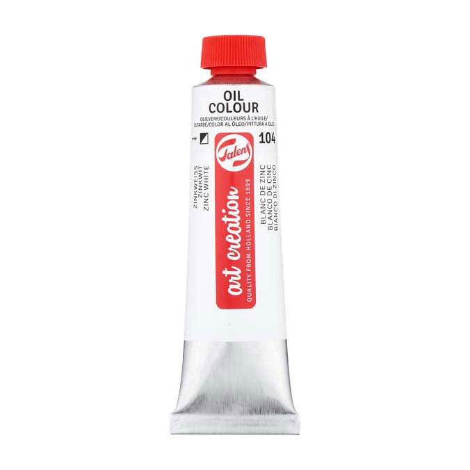 Load image into Gallery viewer, Talens art creation olieverf tube 40ml zinkwit(saffloerolie
