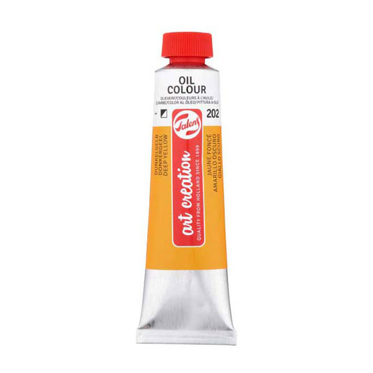 Talens art creation olieverf tube 40ml donkergeel 202