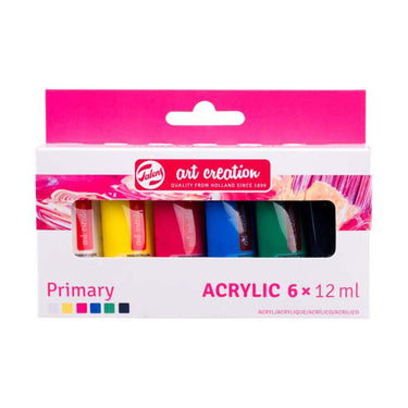 Talens art creation acrylverf set primary | 6 x 12 ml
