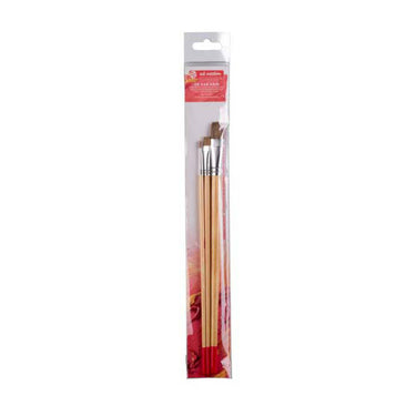 Talens art creation olie acrylpenselenset v3 plat runderhaar