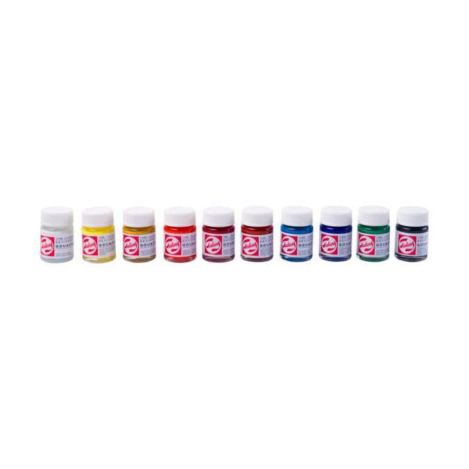 Load image into Gallery viewer, Talens gouache extra fijn set, 10x16ml flacons
