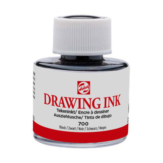 Talens tekeninkt fles 11ml zwart 700