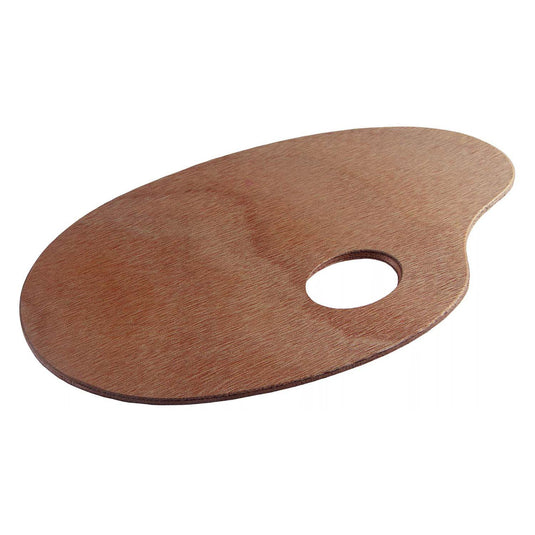 Talens palet hout ovaal 21x30cm