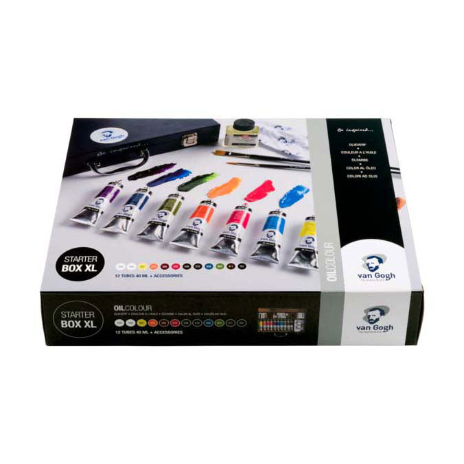 Load image into Gallery viewer, Bruynzeel van gogh olieverf startersbox xl, 12x40ml en accessoires
