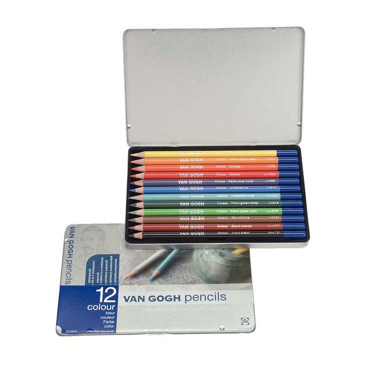 Load image into Gallery viewer, Bruynzeel van gogh kleurpotloden starterset met 12 kleuren
