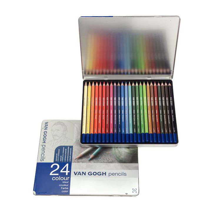 Load image into Gallery viewer, Bruynzeel van gogh basisset kleurpotloden met 24 kleuren
