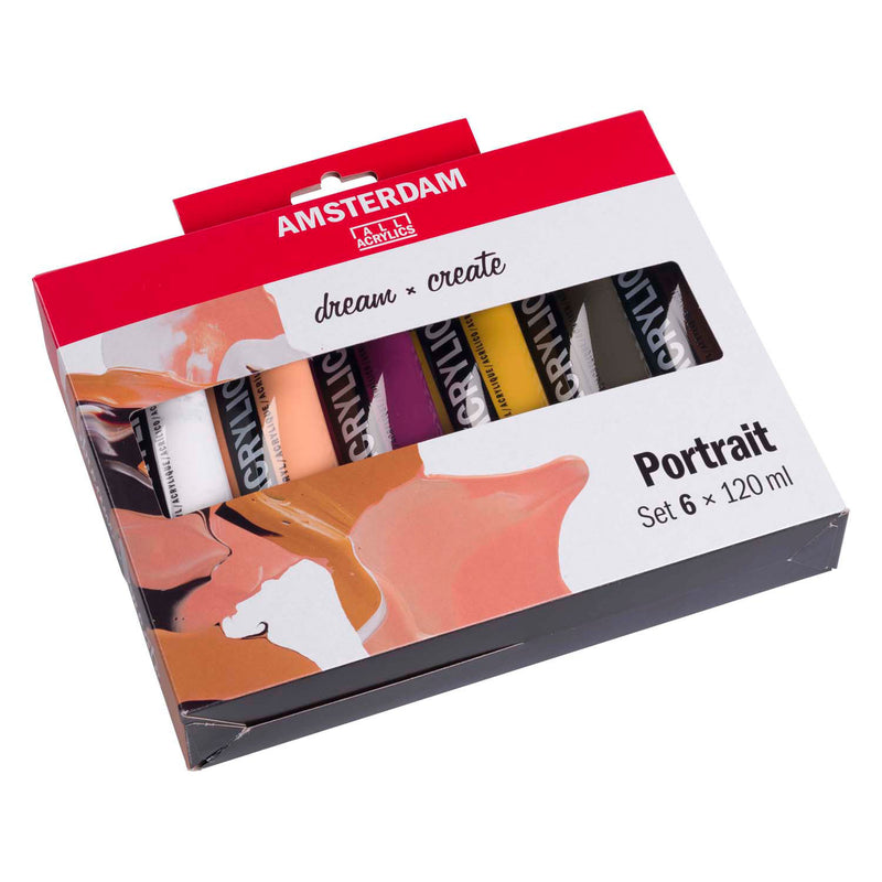 Load image into Gallery viewer, Amsterdam standard series acrylverf portret set | 6 x 120 ml
