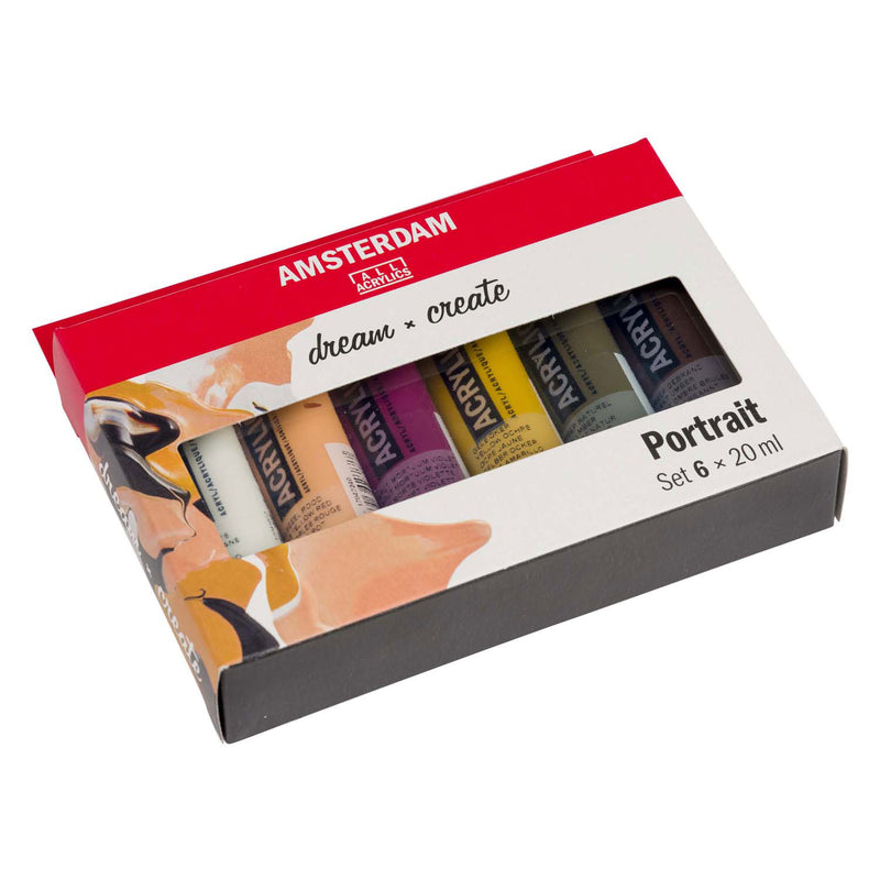 Load image into Gallery viewer, Amsterdam standard series acrylverf portret set | 6 × 20 ml
