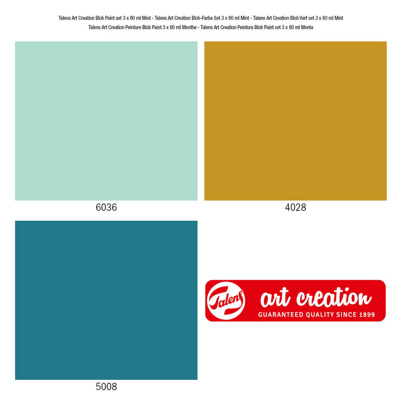 Load image into Gallery viewer, Talens art creation blobverf mint, 3dlg.
