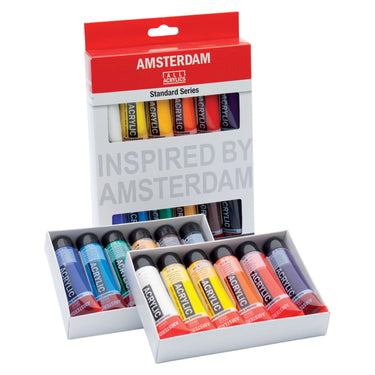 Amsterdam standard series acrylverf algemene selectie set | 12 × 20 ml