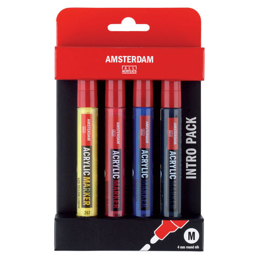 Amsterdam acryl marker basisset, 4dlg.