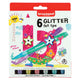Bruynzeel kids glitter viltstiften, 6st.
