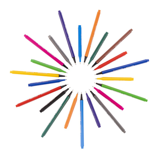 Bruynzeel fineliner set 12 kleuren | set a 12 stuk