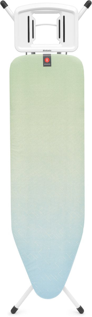 Brabantia strijkplank b - voor strijkijzer - 124 x 38 cm - soothing sea
