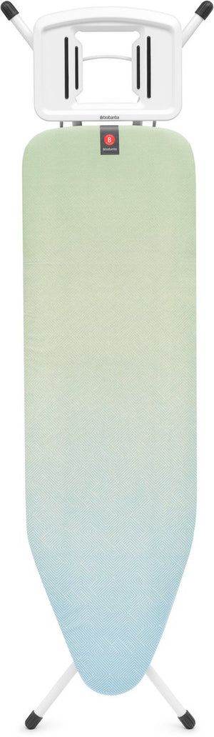 Brabantia strijkplank b - voor strijkijzer - 124 x 38 cm - soothing sea