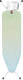 Brabantia strijkplank b - voor strijkijzer - 124x38 cm - soothing sea