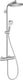 Hansgrohe crometta s - showerpipe - 240mm - 1 straalfunctie - chroom - met thermostaat