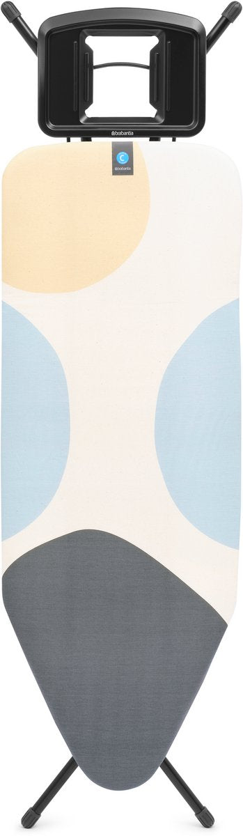 Brabantia strijkplank c - voor strijkijzer - 124x45 cm - spring bubbles