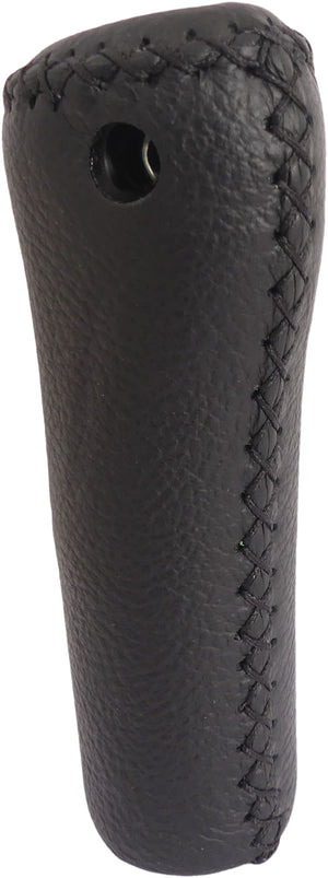 Gazelle handvat links 132 mm - zwart aero leder
