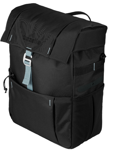 Gazelle enkele fietstas - black light olive