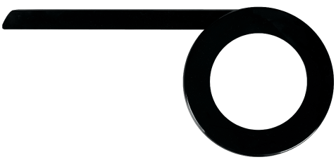 Sturmeyarcher kettingscherm herrmans slyde 42-44t open - mat zwart