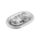 Vloerring Duits 3 delig 145x101 mm