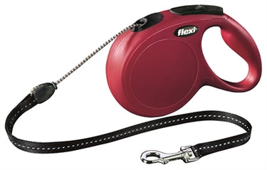 Flexi producten rollijn new classic koord rood m 8 meter tot 20kg