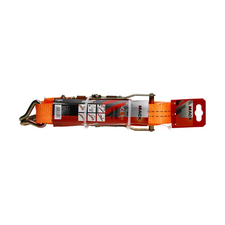 Load image into Gallery viewer, Mack 1023392 - spangordel pe, ratelspanner 2d35mm-6m max2000kg 2 klauwhaken | 5 stuks

