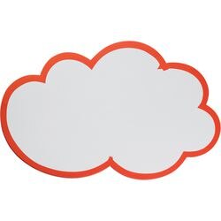 Moderatiekaarten franken wolk 170gr 42x25cm