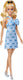 Barbie pop - pop met blond haar en blauw halterjurkje met strik - modepop