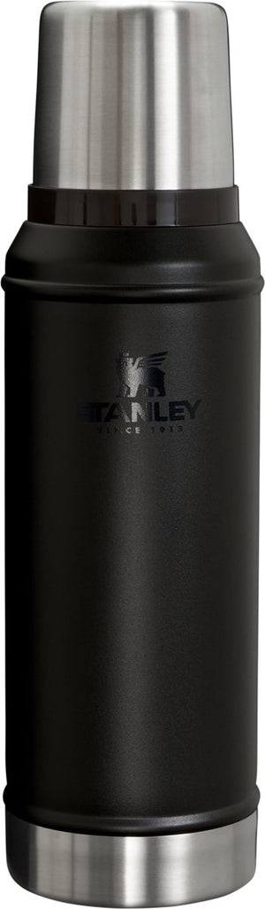Stanley classic legendary thermosfles 750 ml - houdt 20 uur warm of koud - lekvrij - vaatwasserbestendig - bpa-vrij - voor koffie, thee en meer - roestvrijstalen thermoskan - black 2.0