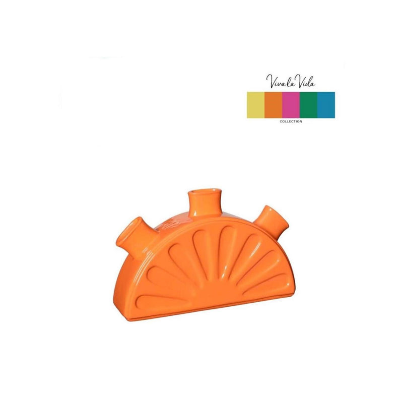 Load image into Gallery viewer, Ideas 4 seasons limon vaas 18,5x5h11,5cm orange
