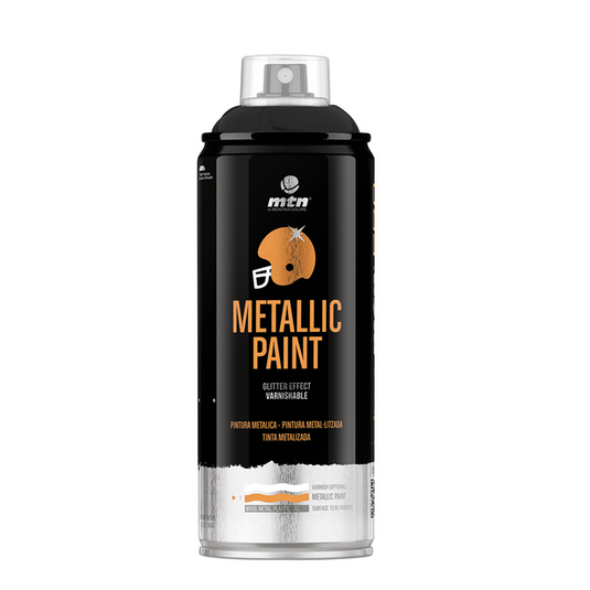 Mtn 1070508 - pro metallic paint: black | 3 stuks