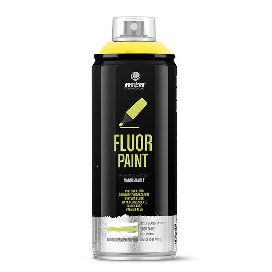 Mtn 1070470 - pro fluor paint: yellow | 3 stuks