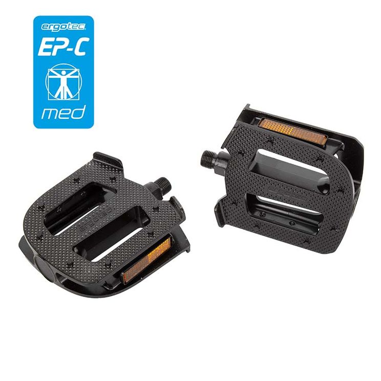 Load image into Gallery viewer, Ergotec Pedalen Ep-Cargo Bakfiets Zwart
