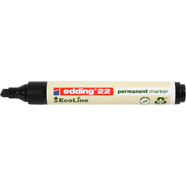 Permanent marker edding e-22 breed beitelpunt zwart