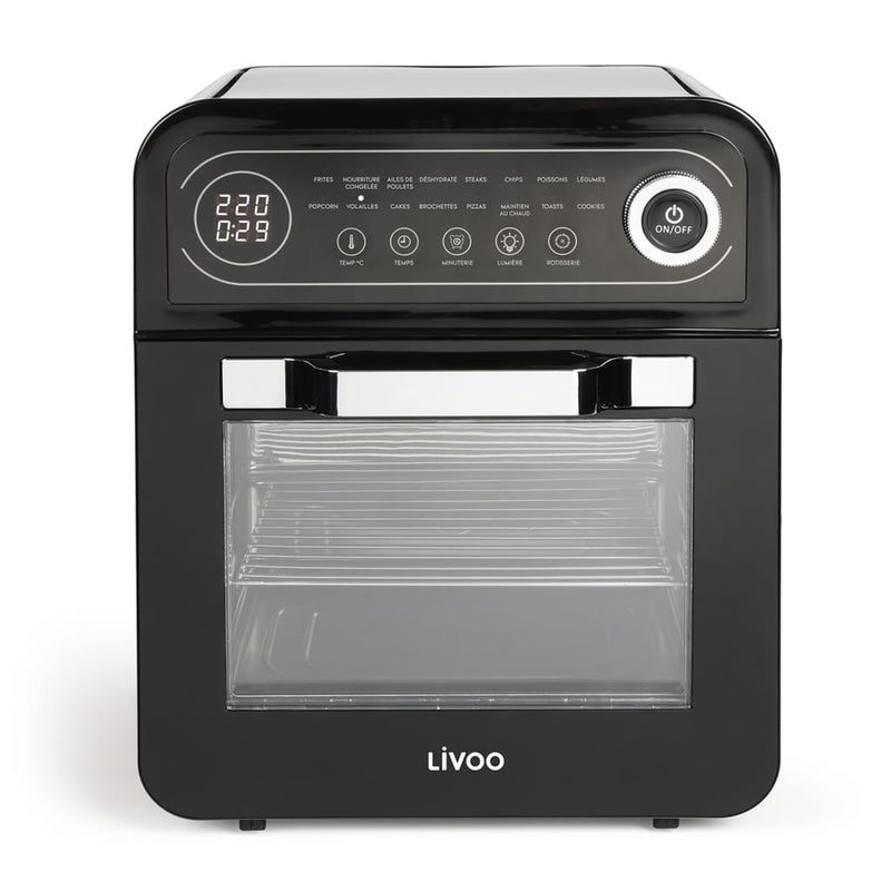 Load image into Gallery viewer, Livoo airfryer oven 1600 w 12 l zwart
