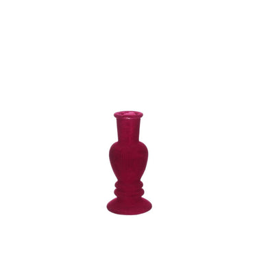 Ideas 4 seasons kandelaar venice velvet flock kers ã˜6xh16cm