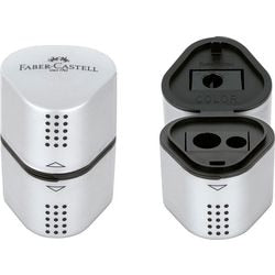 Faber-castell puntenslijper grip 2001 faber castell drievoud zilver