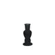 Ideas 4 seasons kandelaar venice velvet flock zwart ã˜6xh16cm