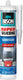 Bison super silicone sanitair transparant koker 300 ml, waterbestendige siliconenkit, langdurige kleurbescherming, ongevoelig voor schimmel, makkelijk te verwerken