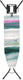 Brabantia strijkplank a - voor strijkijzer- 110 x 30 cm - morning breeze