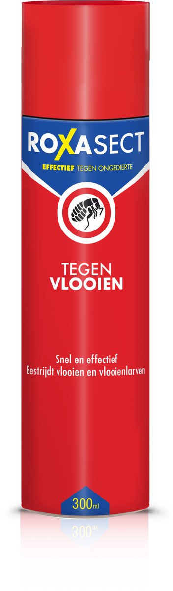 Roxasect spray tegen vlooien - ongediertebestrijding - vlooienspray voor in huis - 300 ml