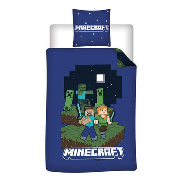 Minecraft dekbedovertrek 140x200cm