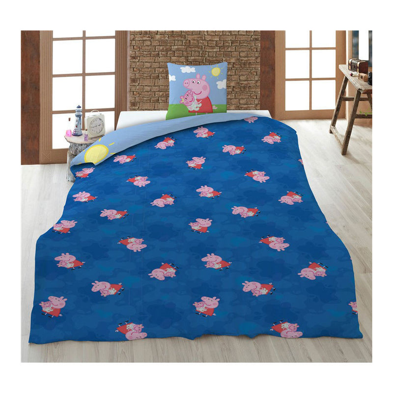 Load image into Gallery viewer, Peppa pig dekbedovertrek family - 140 x 200 cm
