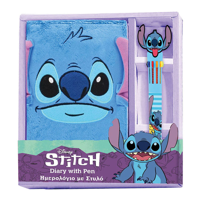 Load image into Gallery viewer, Lilo stitch luxe pluche notitieboek met pen

