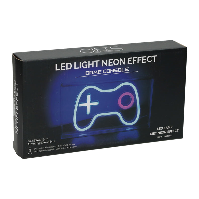 Afbeelding laden in galerijviewer, Led neon lamp box gameconsole 23x4x13 cm
