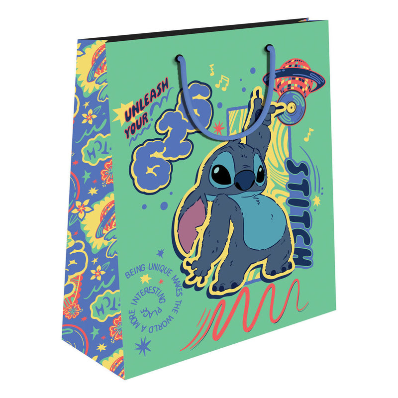 Load image into Gallery viewer, Stitch papieren cadeautas 18x11x23 cm

