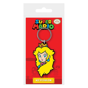 Super mario princess peach pvc sleutelhanger